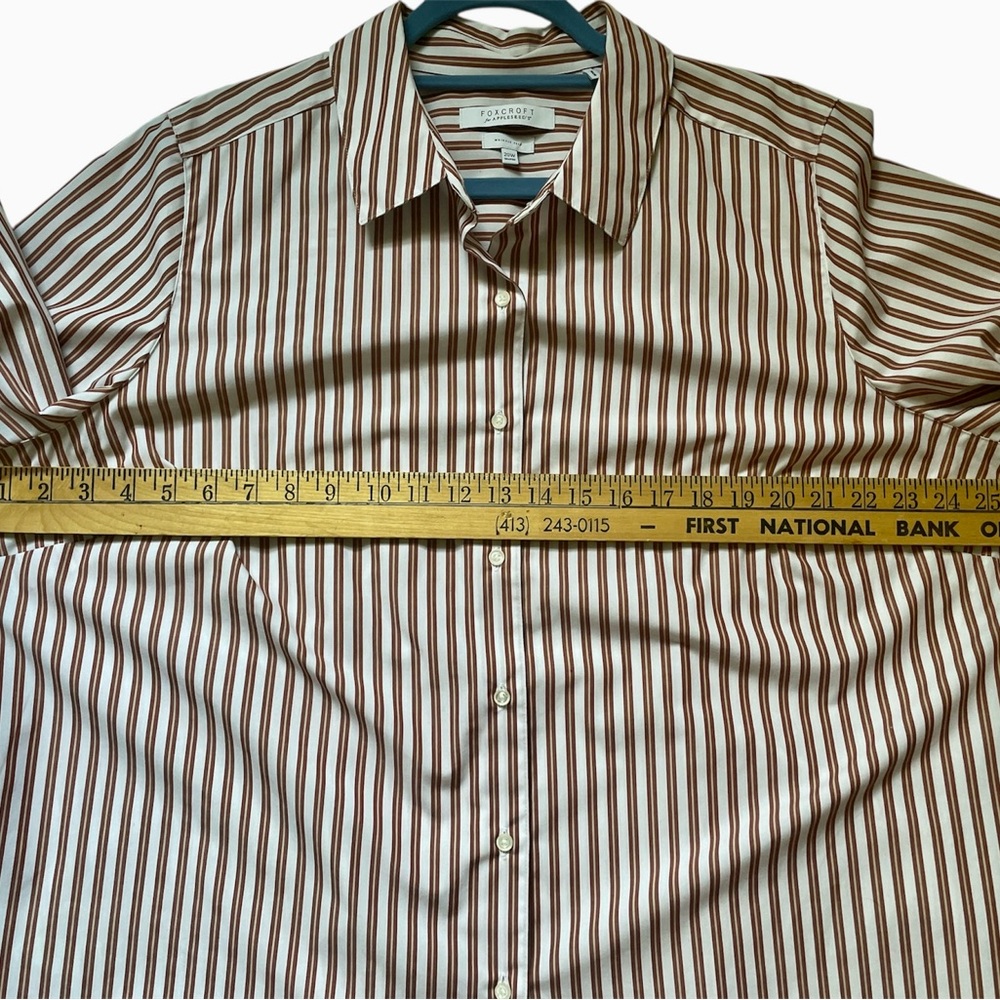 Foxcroft for Appleseed’s Button Down Long Sleeve Shirt Women’s 20W wrinkle free - Picture 6 of 6